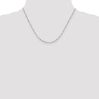 Sterling Silver 1.35mm 8 Sided Box Chain