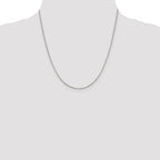 Sterling Silver 1.35mm 8 Sided Box Chain