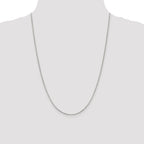 Sterling Silver 1.35mm 8 Sided Box Chain