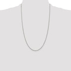 Sterling Silver 1.35mm 8 Sided Box Chain