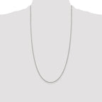 Sterling Silver 1.35mm 8 Sided Box Chain
