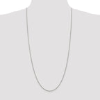 Sterling Silver 1.35mm 8 Sided Box Chain