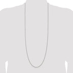 Sterling Silver 1.35mm 8 Sided Box Chain
