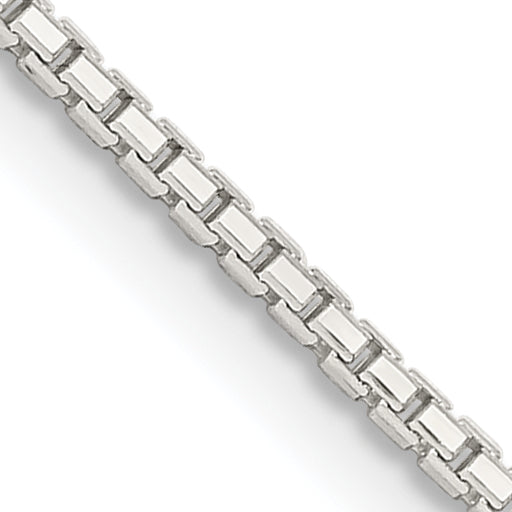 Sterling Silver 1.35mm 8 Sided Box Chain Main image