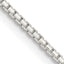 Sterling Silver 1.35mm 8 Sided Box Chain