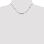 Sterling Silver 1.5mm 8 Sided Box Chain