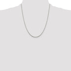 Sterling Silver 1.5mm 8 Sided Box Chain