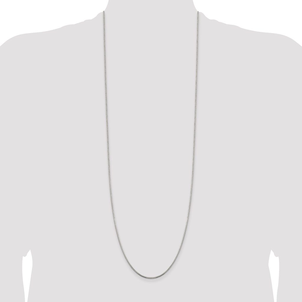 Sterling Silver 1.5mm 8 Sided Box Chain