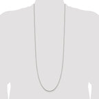 Sterling Silver 1.5mm 8 Sided Box Chain