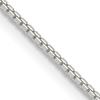 Sterling Silver 1.5mm 8 Sided Box Chain