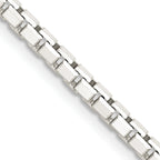 Sterling Silver 2.9mm 8 Sided Diamond-cut Box Chain
