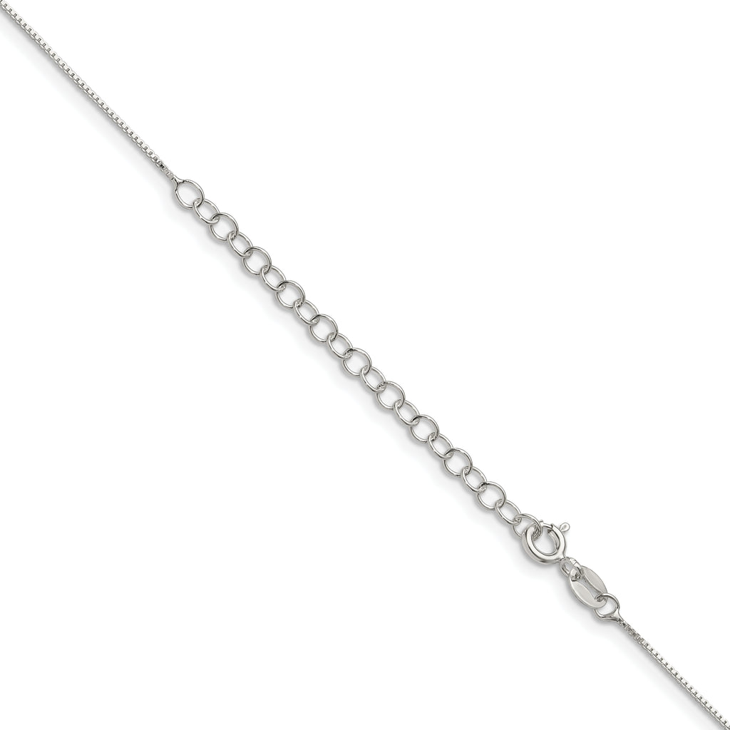 Sterling Silver Box Chain Necklace 0.6mm