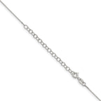 Sterling Silver Box Chain Necklace 0.6mm