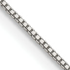 Sterling Silver Box Chain Necklace 0.6mm