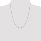 Sterling Silver .8mm Box Chain With 4in ext.