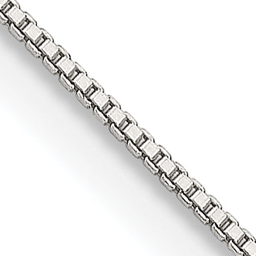 Box Chain Necklace in Sterling Silver, 0.8mm Secondary image