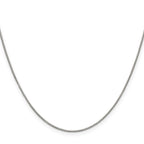 Sterling Silver Box Chain Necklace 0.9mm
