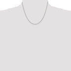 Sterling Silver Box Chain Necklace 0.9mm