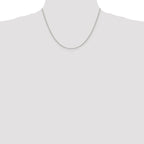 Sterling Silver 1.1mm Box Chain w/ ext.