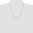 Sterling Silver 1.1mm Box Chain w/ ext.
