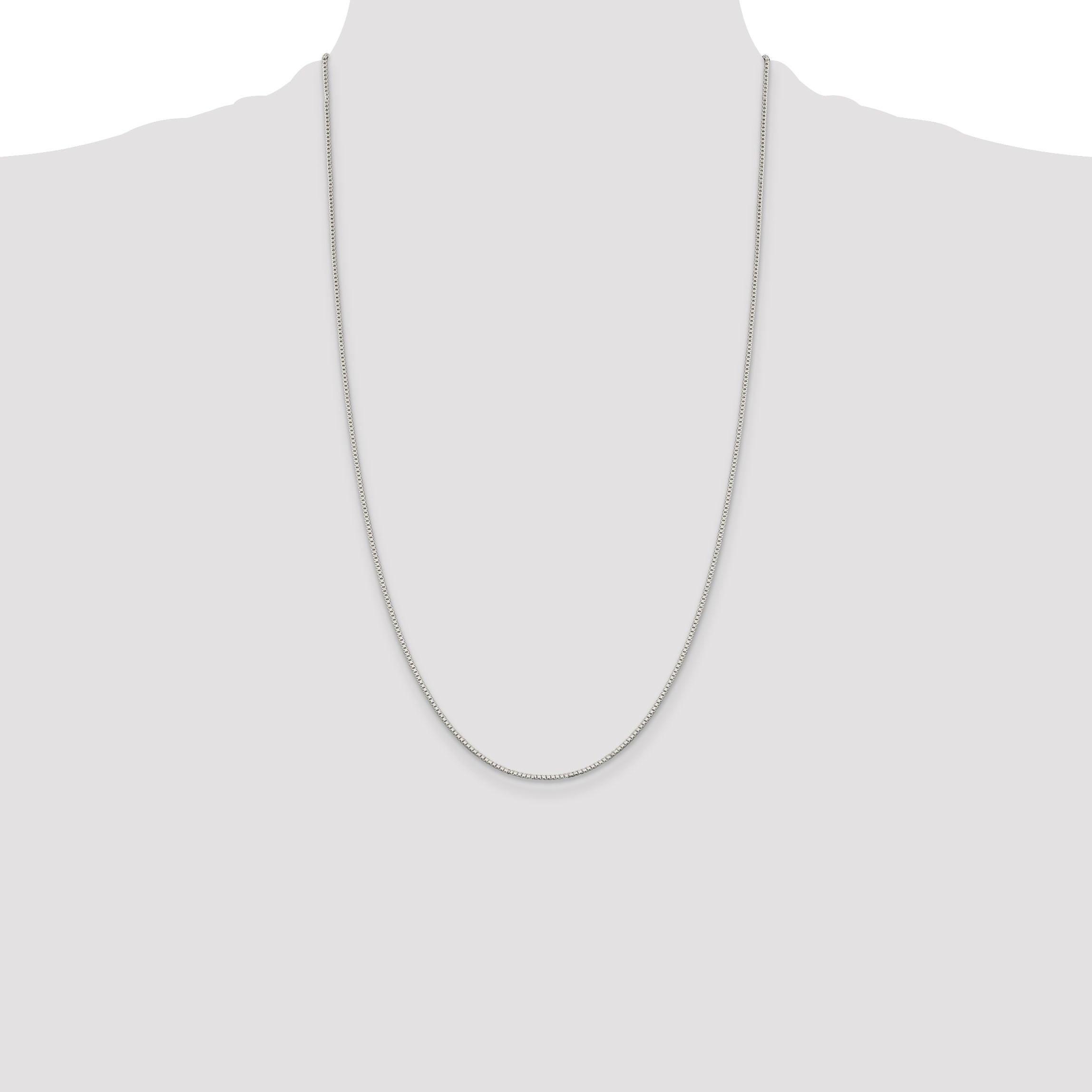 Sterling Silver 1.1mm Box Chain