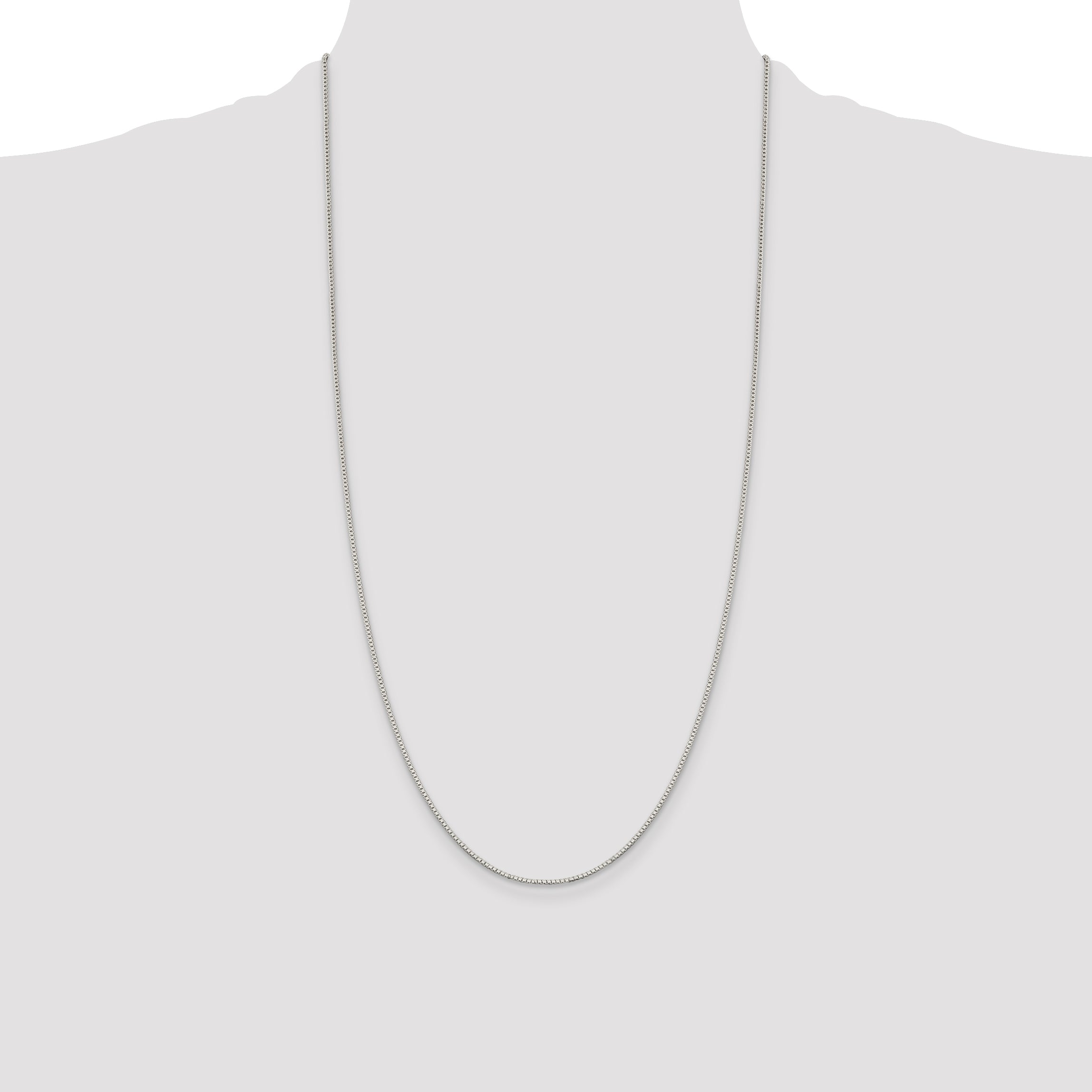Sterling Silver 1.1mm Box Chain