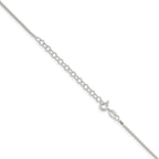 Sterling Silver 1.1mm Box Chain w/ ext.
