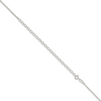 Sterling Silver 1.1mm Box Chain w/ ext.