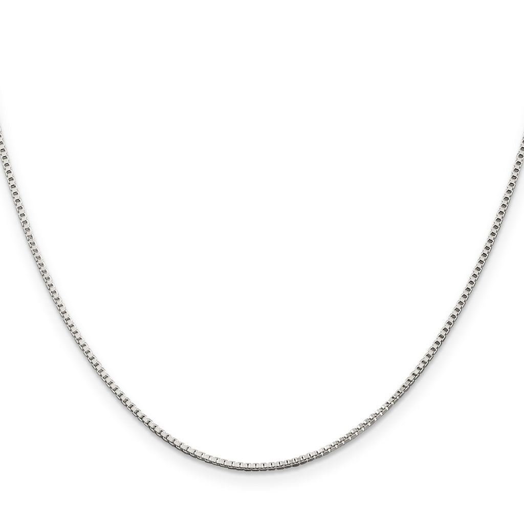 Sterling Silver 1.25mm Box Chain w/ ext.