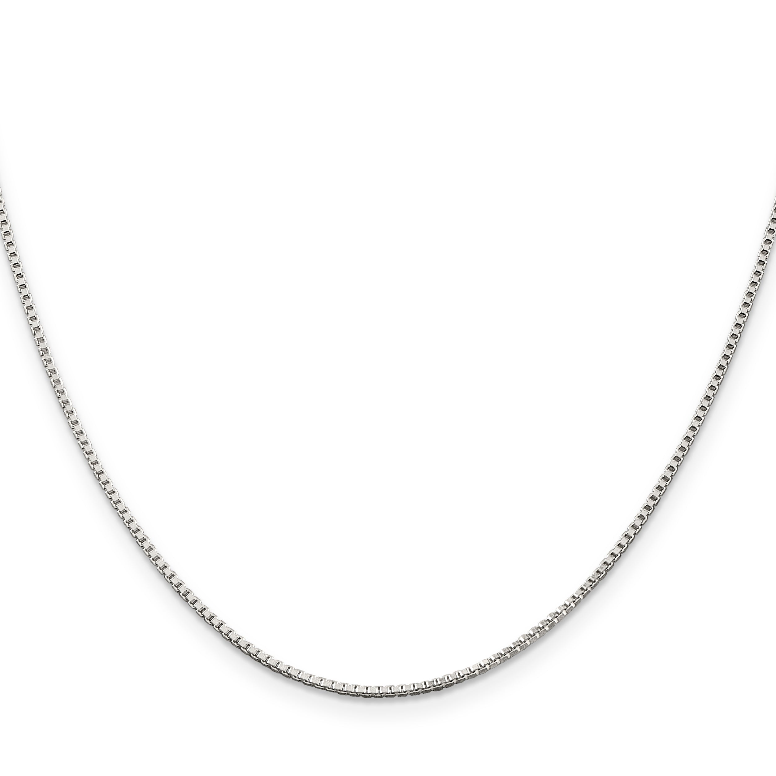 Sterling Silver 1.25mm Box Chain Secondary image