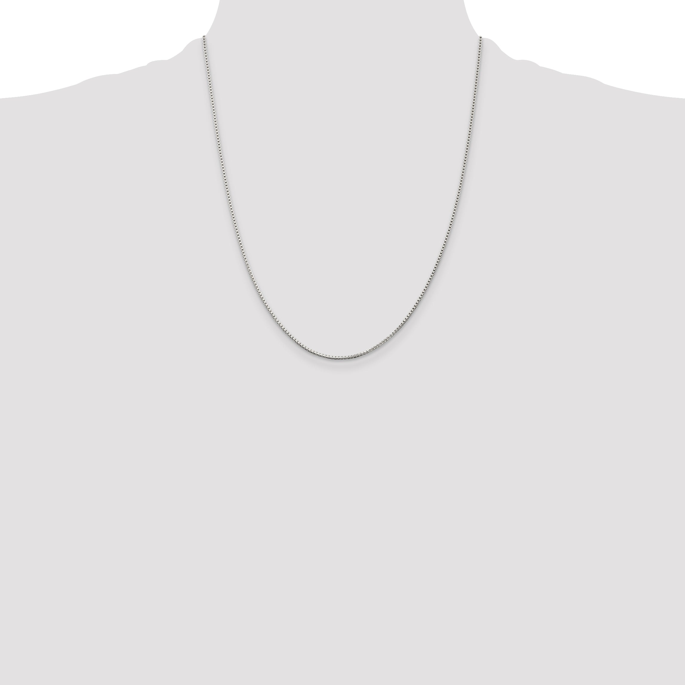 Sterling Silver 1.25mm Box Chain