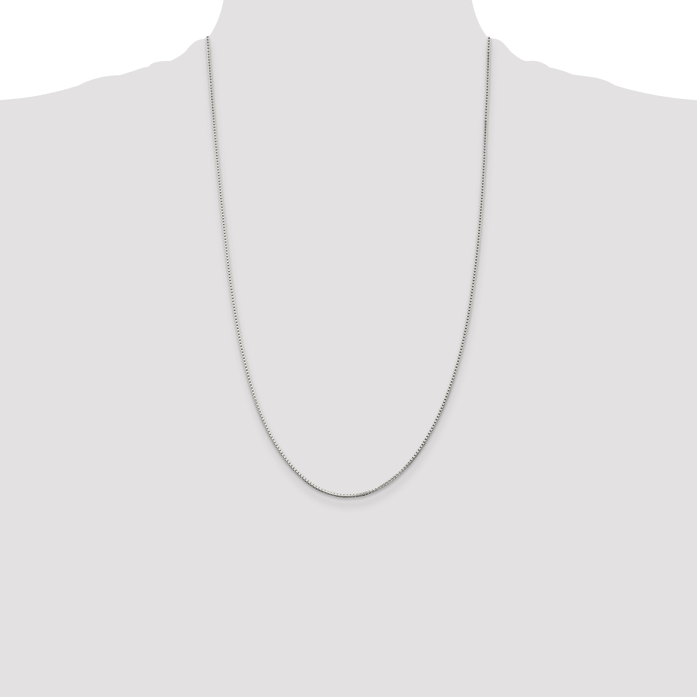Sterling Silver 1.25mm Box Chain