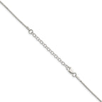 Sterling Silver 1.25mm Box Chain w/ ext.