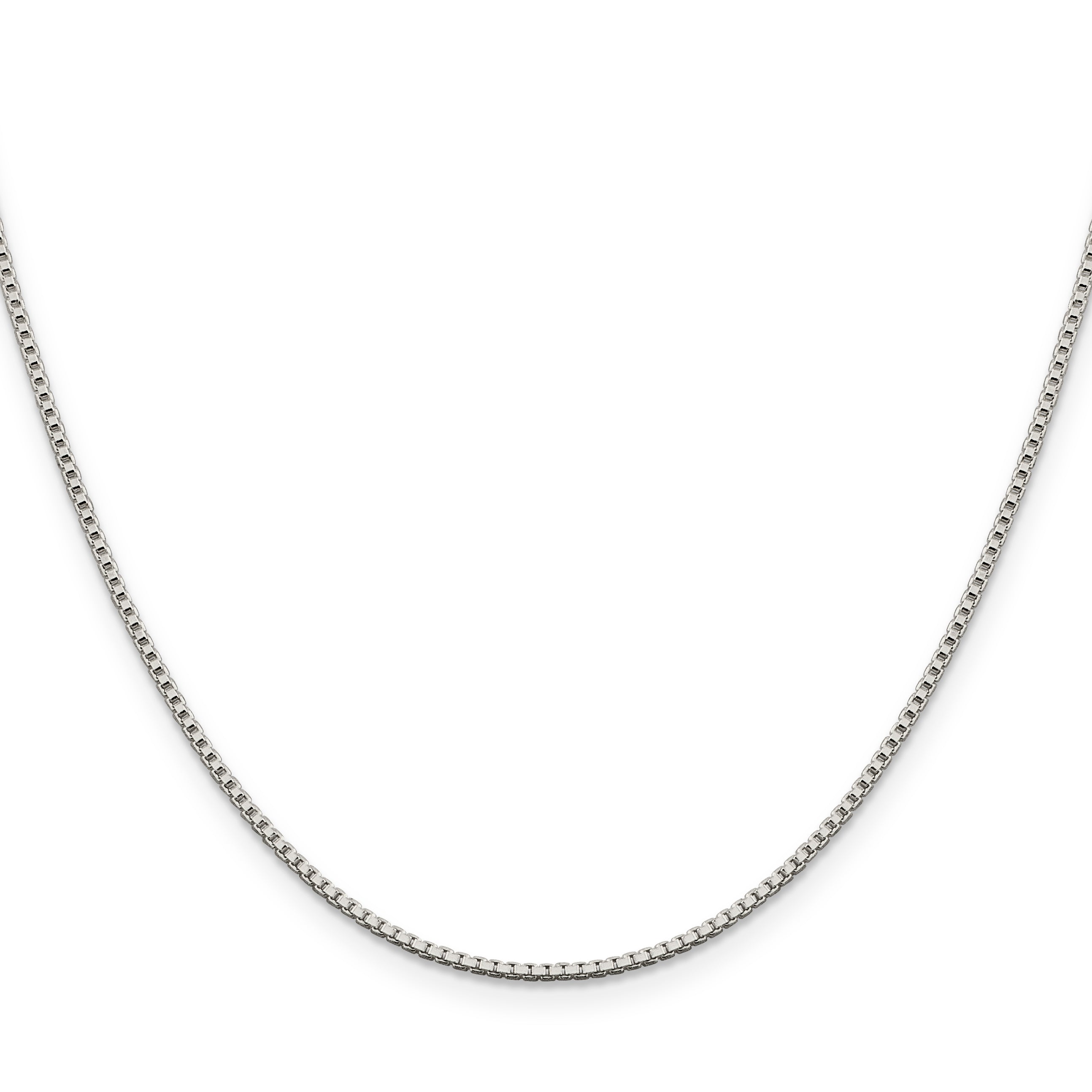 Box Chain Necklace in Sterling Silver, 1.4mm Secondary image