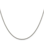 Sterling Silver 1.4mm Box Chain w/ ext.