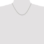 Sterling Silver 1.4mm Box Chain w/ ext.