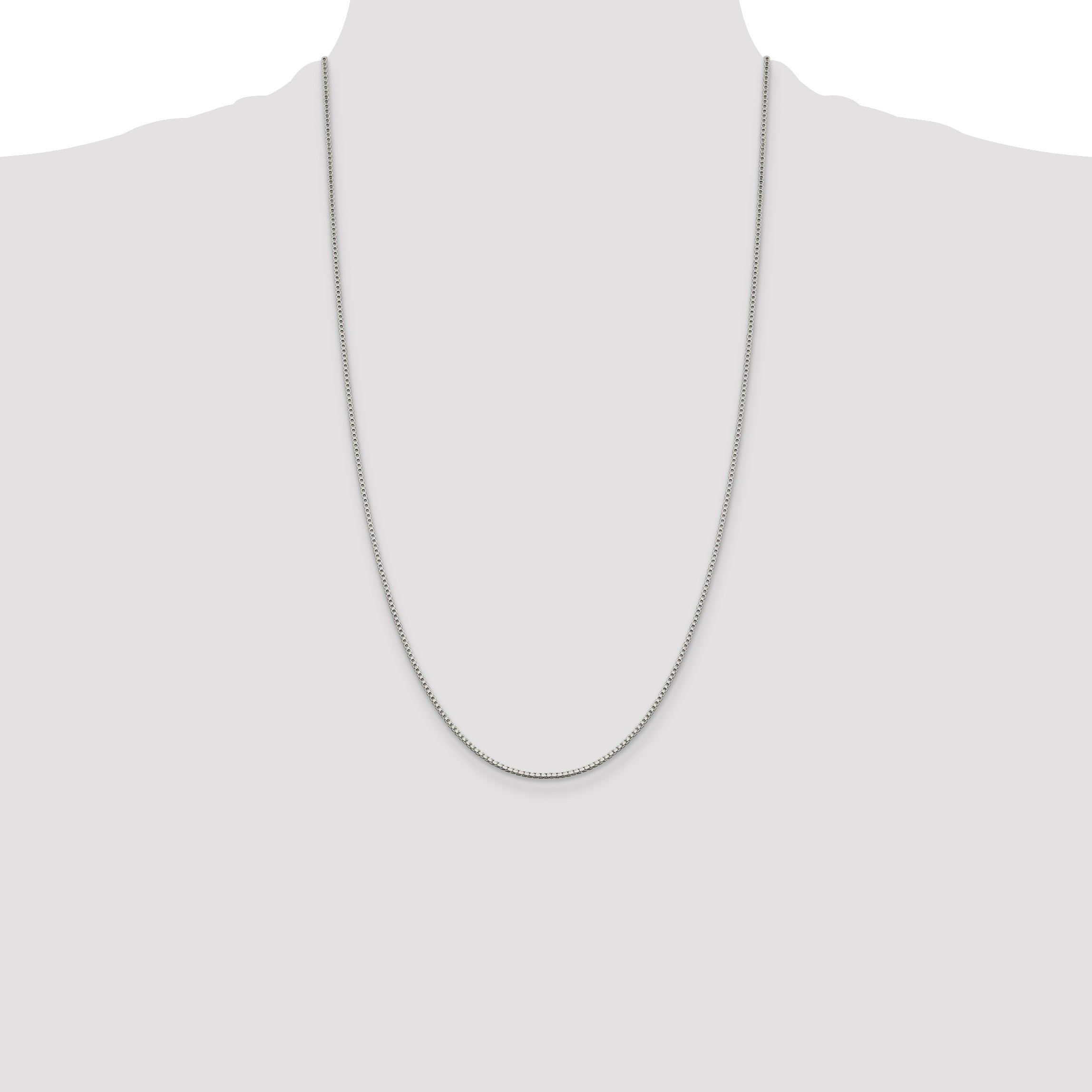 Sterling Silver 1.4mm Box Chain