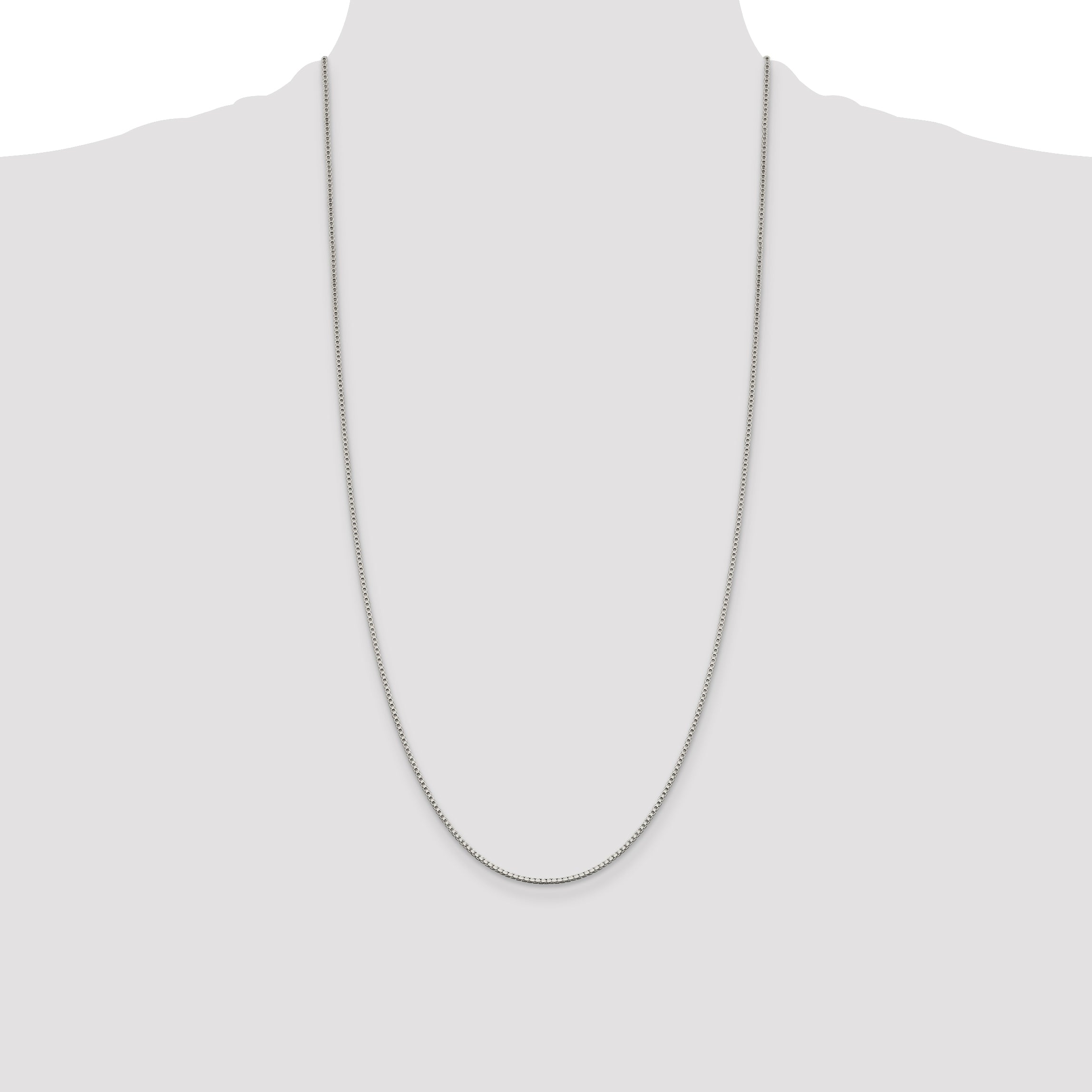 Sterling Silver 1.4mm Box Chain