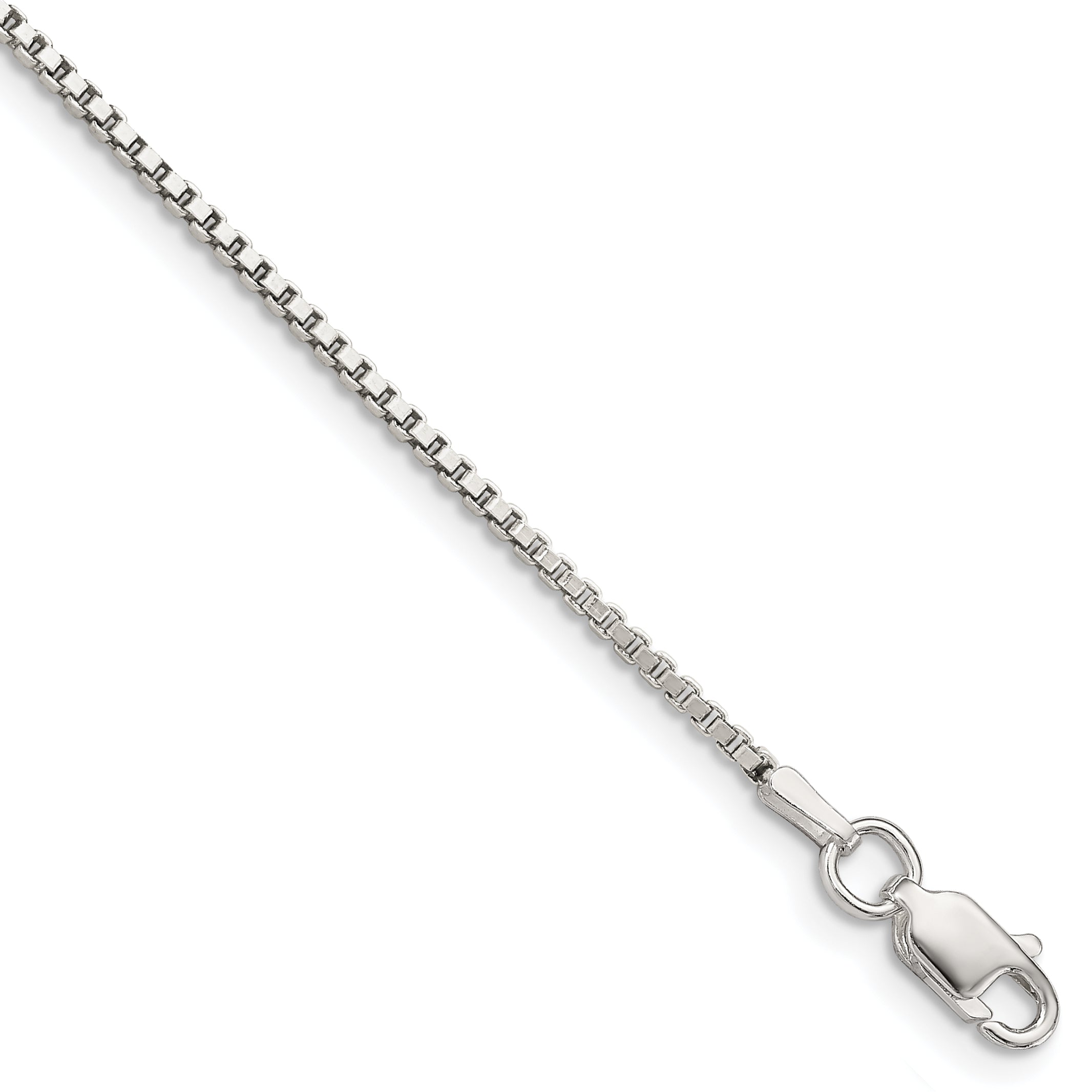 Sterling Silver 1.4mm Box Chain Secondary image