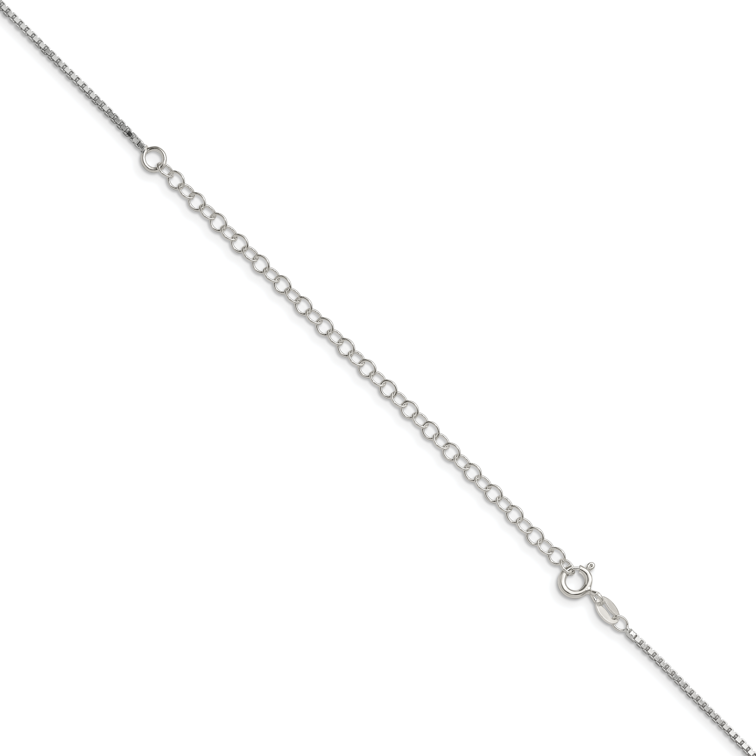 Sterling Silver 1.4mm Box Chain w/ ext.