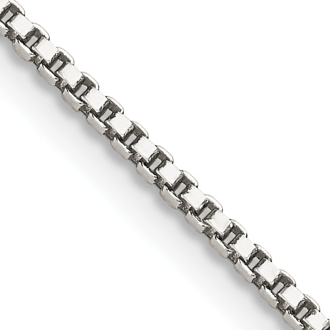 Sterling Silver Box Chain Necklace 1.4mm Main image