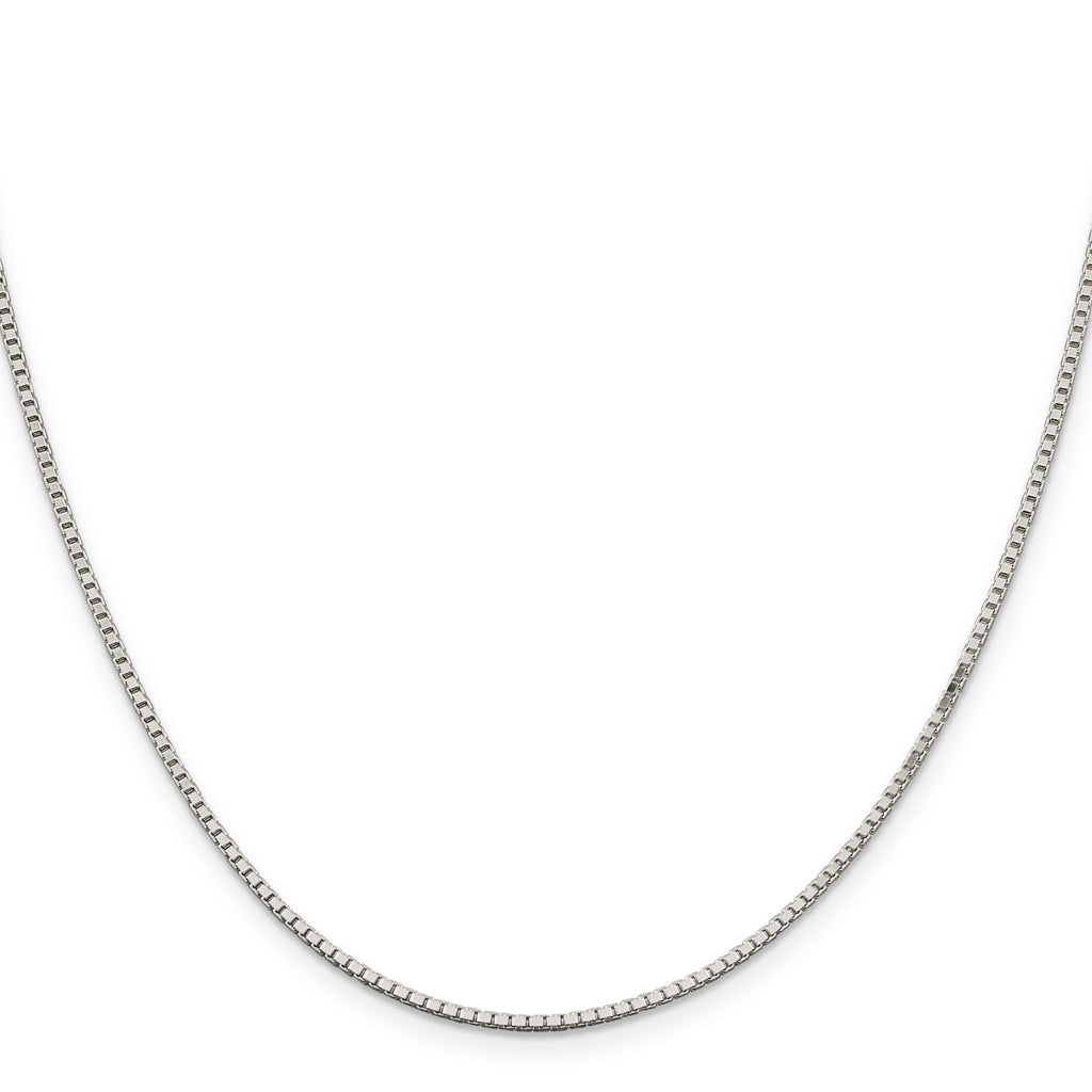 Sterling Silver 1.5mm Box Chain w/ ext.