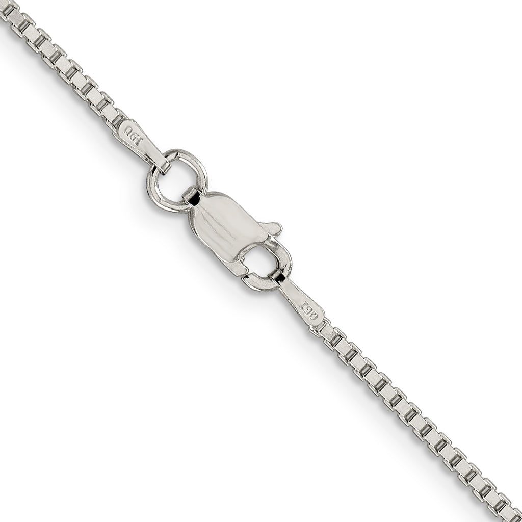 Sterling Silver Box Chain Necklace 1.5mm