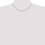 Sterling Silver Box Chain Necklace 1.5mm