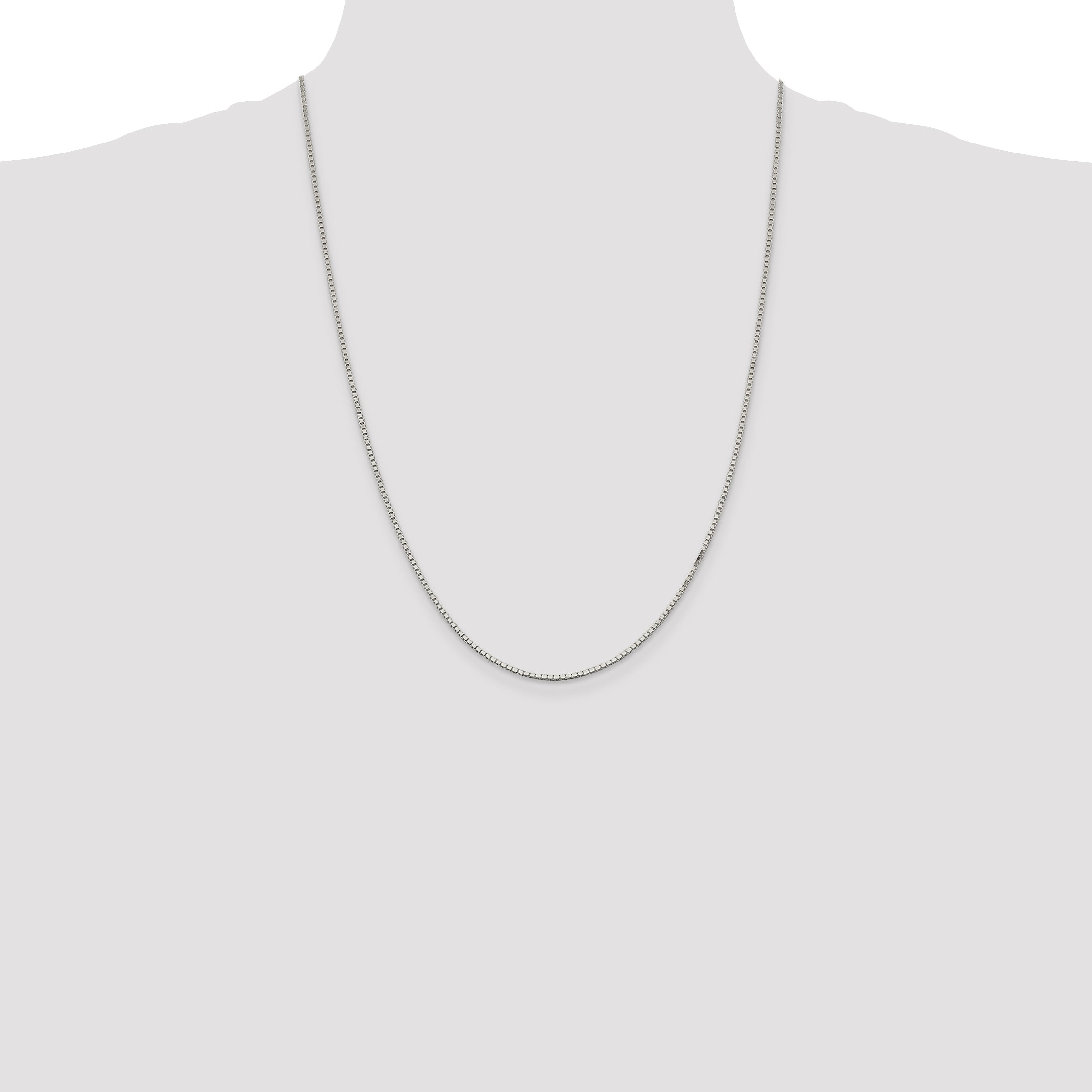 Sterling Silver 1.5mm Box Chain