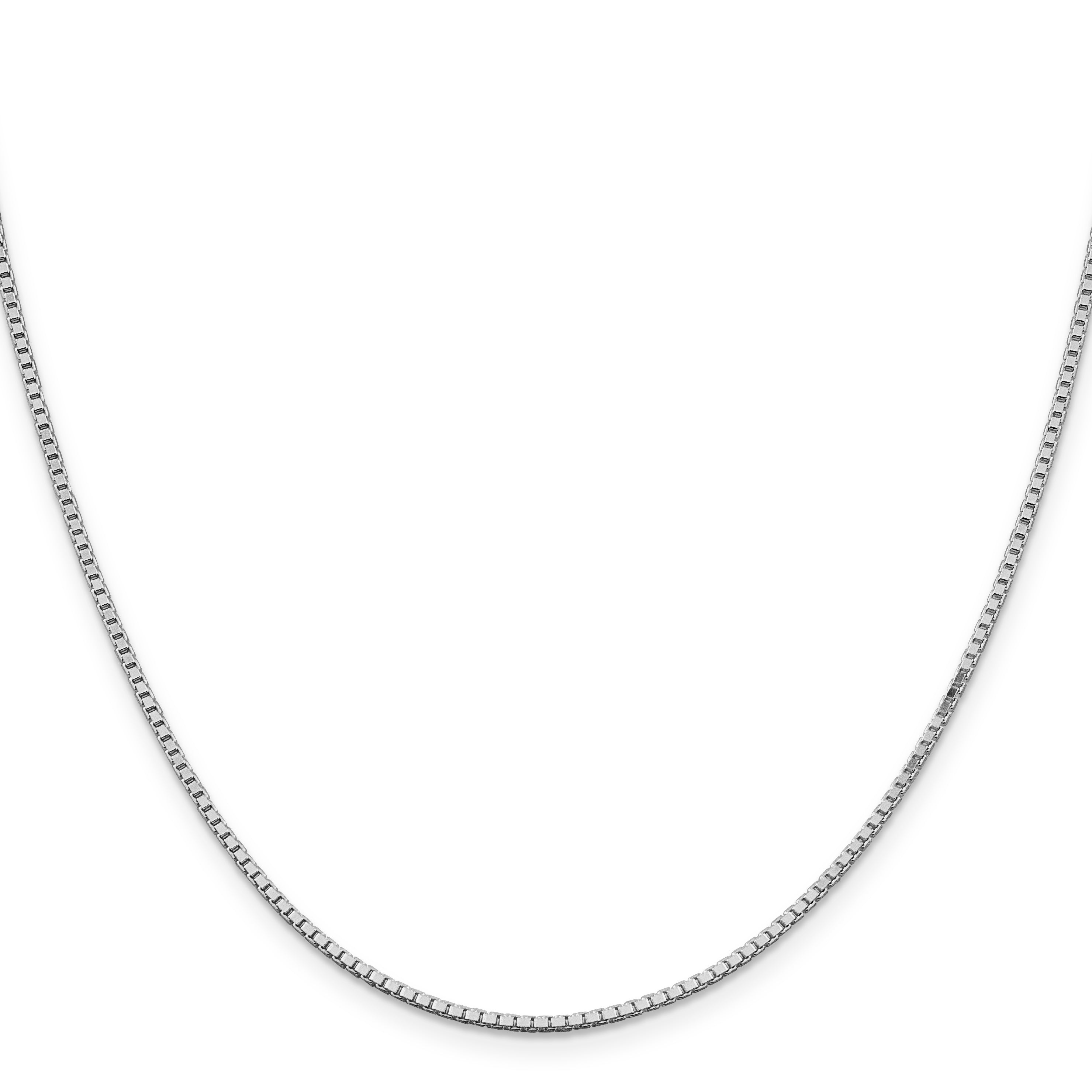 Box Chain Necklace in Sterling Silver, 1.5mm Secondary image