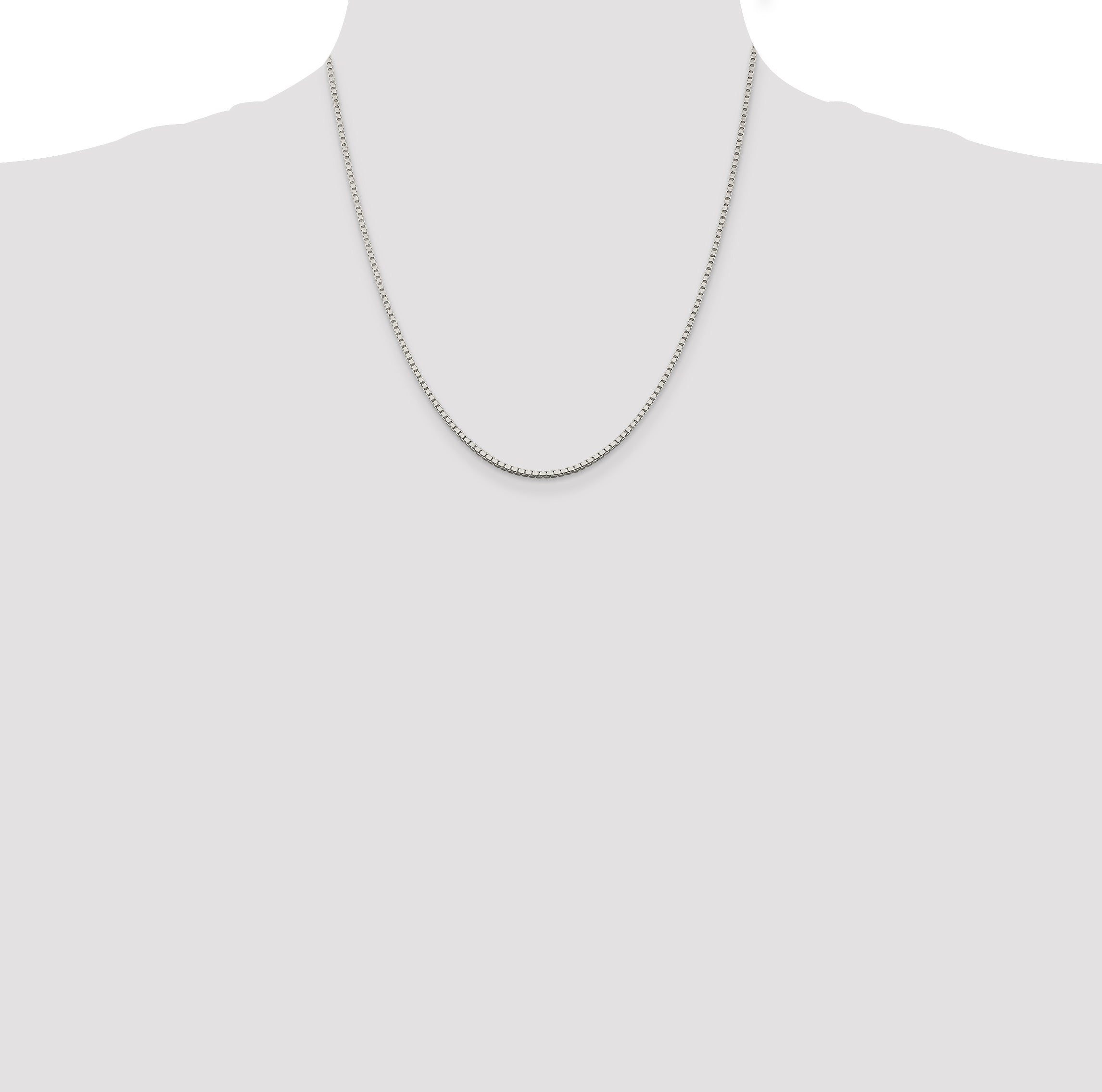 Sterling Silver 1.75mm Box Chain