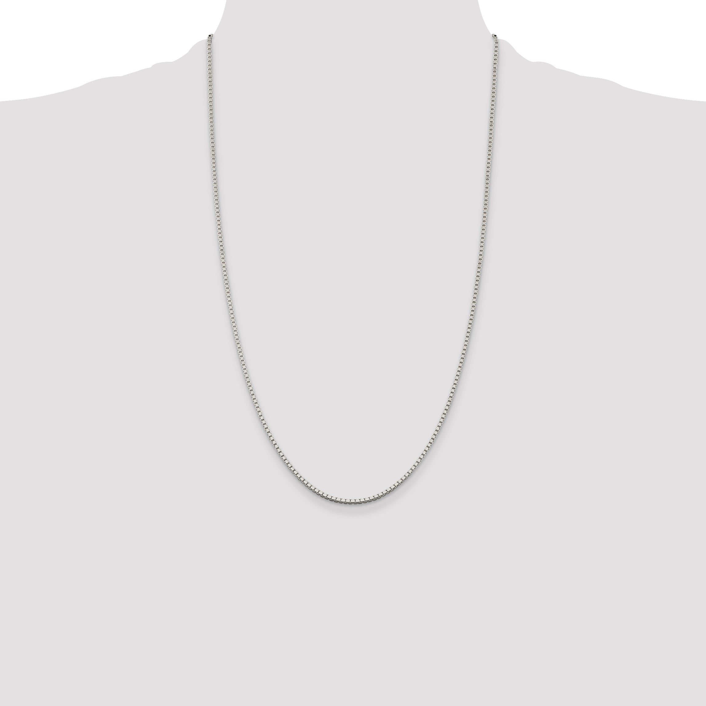 Sterling Silver 1.75mm Box Chain