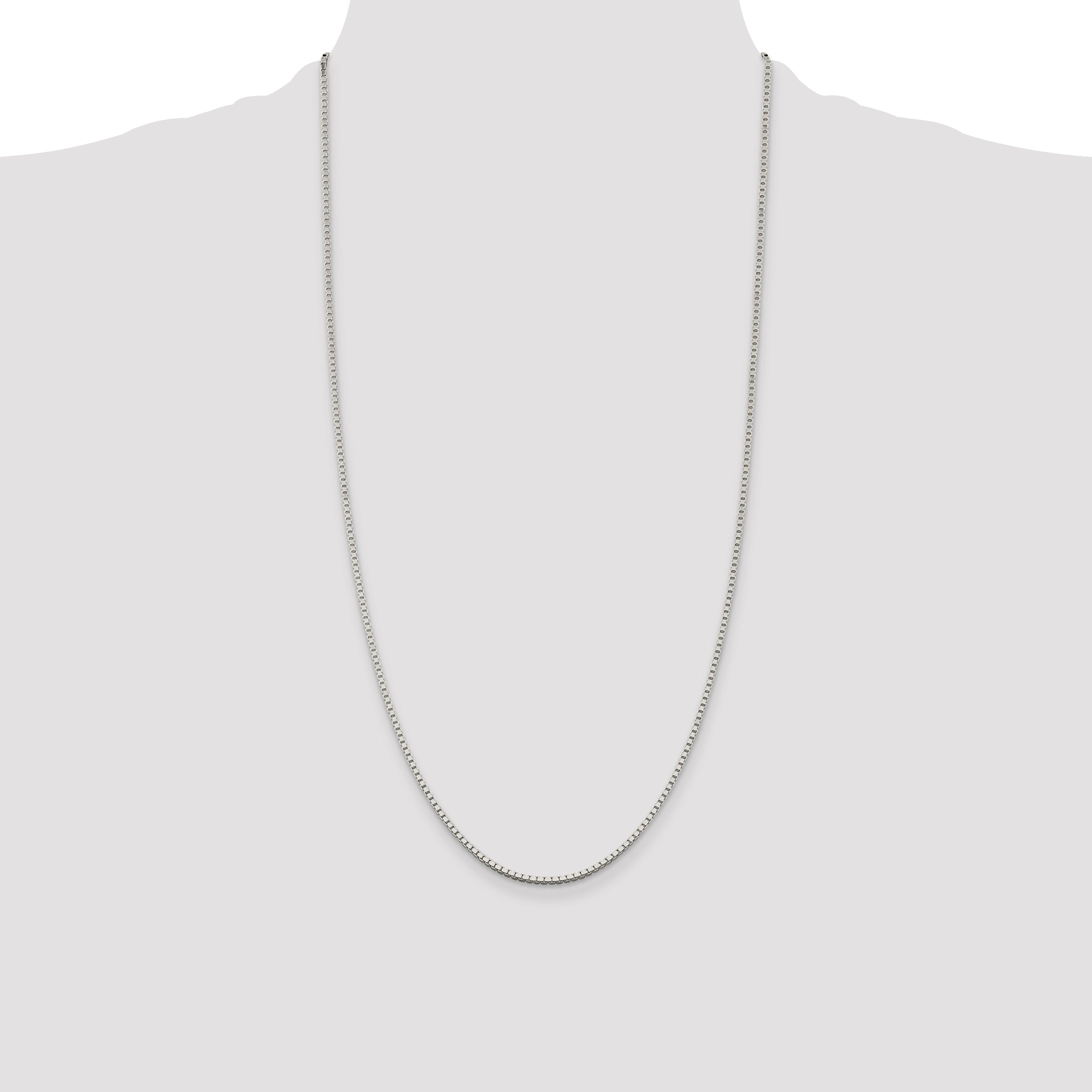 Sterling Silver 1.75mm Box Chain