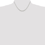 Sterling Silver Rhodium-plated 1.75mm Box Chain